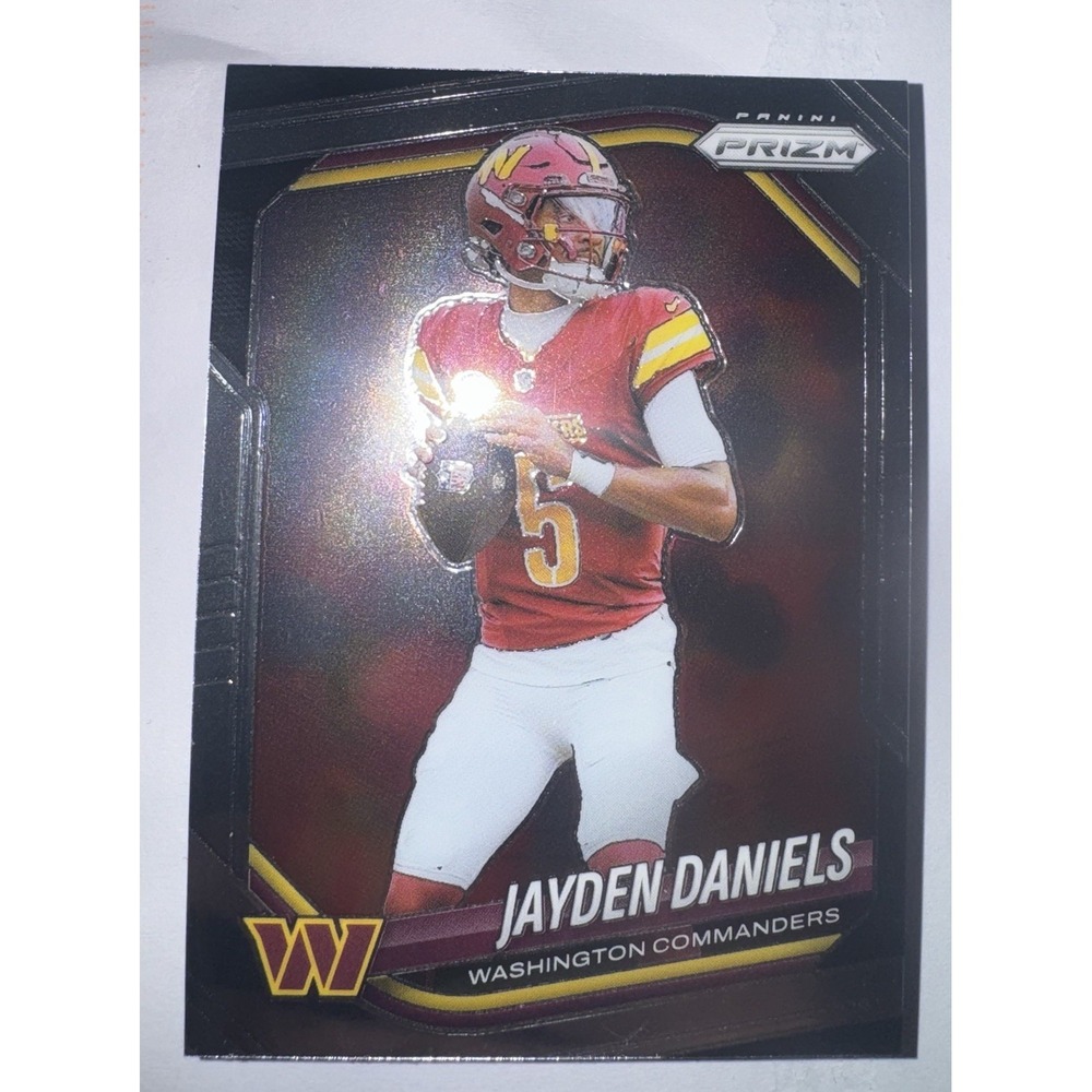 2025 Panini Prizm - Jayden Daniels #278 Base Prizm‎ - Commanders